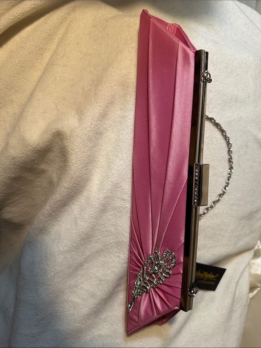 Inge Christopher pink handbag with tags